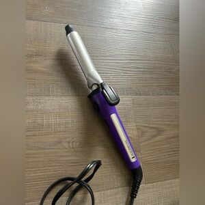 Remington Purple and Silver Curling Iron with Clamp